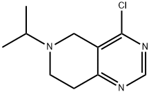 4-氯-6-异丙基-5,6,7,8-四氢吡啶并[4,3-D]嘧啶, 1355195-24-2, 结构式