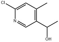 1-(6-Chloro-4-methyl-pyridin-3-yl)-ethanol Structure