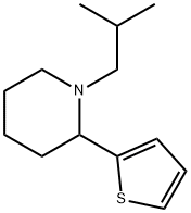 1-Isobutyl-2-thiophen-2-yl-piperidine 结构式