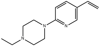 1-Ethyl-4-(5-vinyl-pyridin-2-yl)-piperazine Structure