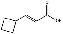 3-cyclobutylacrylic acid Struktur