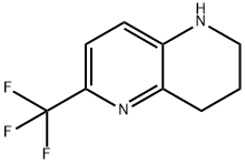 6-(trifluoromethyl)-1,2,3,4-tetrahydro-1,5-naphthyridine,1356109-56-2,结构式