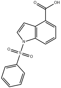 1-苄氧基-1H-吲哚-4-羧酸, 1356470-08-0, 结构式