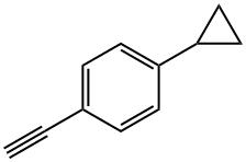 1-cyclopropyl-4-ethynylbenzene Structure