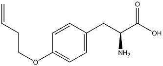 O-3-buten-1-yl-L-Tyrosine 结构式