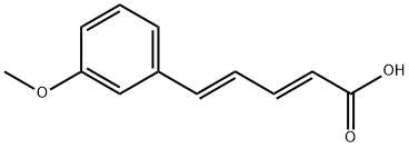 5-(3-METHOXY-PHENYL)-PENTA-2,4-DIENOIC ACID Struktur