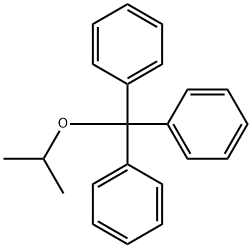 Benzene, 1,1',1''-[(1-methylethoxy)methylidyne]tris- Struktur
