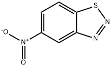 1,2,3-Benzothiadiazole, 5-nitro- Structure