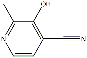 4-Pyridinecarbonitrile, 3-hydroxy-2-methyl-,13602-91-0,结构式