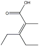 2-Pentenoic acid, 3-ethyl-2-methyl-