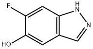 6-fluoro-1H-indazol-5-ol,1360884-19-0,结构式