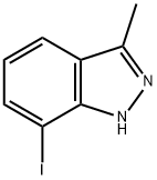 7-Iodo-3-methyl-1H-indazole,1360931-32-3,结构式