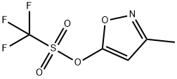 3-Methylisoxazol-5-Yl Trifluoromethanesulfonate Structure