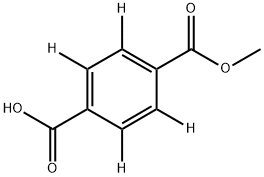 MONO-METHYL TEREPHTHALATE-2,3,5,6-D4 Struktur