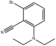 2-bromo-6-(diethylamino)benzonitrile Structure