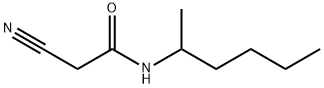 2-CYANO-N-(HEXAN-2-YL)ACETAMIDE Structure