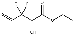 ETHYL 3,3-DIFLUORO-2-HYDROXYPENT-4-ENOATE Structure