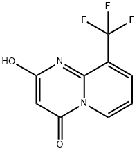 2-HYDROXY-9-(TRIFLUOROMETHYL)-4H-PYRIDO[1,2-A]PYRIMIDIN-4-ONE Struktur