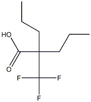 2-Propyl-2-trifluoromethyl-pentanoic acid,1365988-17-5,结构式