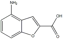 4-Aminobenzofuran-2-carboxylic acid Struktur