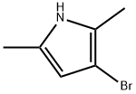 3-bromo-2,5-dimethyl-1H-pyrrole Struktur