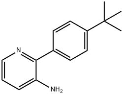 2-(4-叔丁基苯基)吡啶-3-胺, 1368645-61-7, 结构式