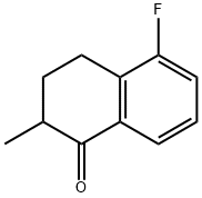 5-FLUORO-2-METHYL-1,2,3,4-TETRAHYDRONAPHTHALEN-1-ONE Structure