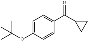 (4-(TERT-BUTOXY)PHENYL)(CYCLOPROPYL)METHANONE Structure