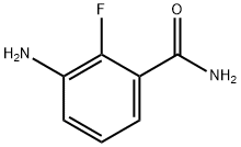 3-Amino-2-fluorobenzamide 化学構造式