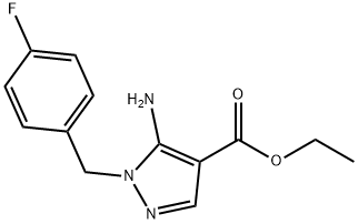 ethyl 5-amino-1-(4-fluorobenzyl)-1H-pyrazole-3-carboxylate|5-氨基-1-(4-氟苯基)甲基-1H-吡唑-3-羧酸乙酯 1G