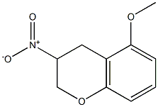 5-methoxy-3-nitro-3,4-dihydro-2H-chromene Struktur