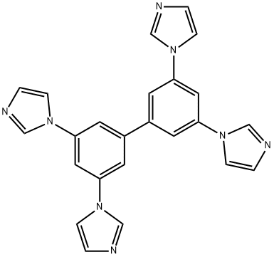3,3',5,5'-四(1H-咪唑-1-基)-1,1'-二联苯,1373155-12-4,结构式