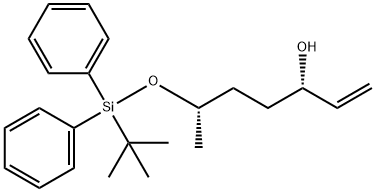 (3S,6S)-6-((tert-butyldiphenylsilyl)oxy)hept-1-en-3-ol Structure