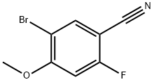 5-Bromo-2-fluoro-4-methoxy-benzonitrile Structure