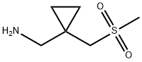 (1-((甲磺酰基)甲基)环丙基)甲胺 结构式