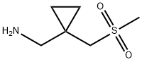 [1-(methylsulfonylmethyl)cyclopropyl]methanamine Struktur