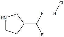 3-(difluoromethyl)pyrrolidine hydrochloride|3-(difluoromethyl)pyrrolidine hydrochloride