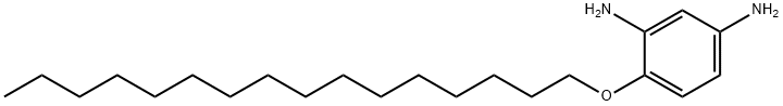 1-十六烷氧基-2,4-苯二胺,137819-03-5,结构式