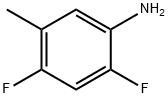 2,4-二氟-5-甲基苯胺, 1378579-56-6, 结构式