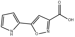 5-(1H-Pyrrol-2-yl)-isoxazole-3-carboxylic acid Structure