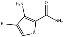 3-amino-4-bromothiophene-2-carboxamide Struktur