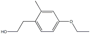 2-(4-ethoxy-2-methylphenyl)ethanol Structure