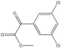 Methyl 3,5-dichlorobenzoylformate 结构式