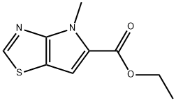 4-甲基-4H-吡咯并[2,3-D][1,3]噻唑-5-羧酸乙酯,1379345-44-4,结构式
