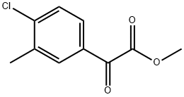 4-クロロ-3-メチルベンゾイルぎ酸メチル 化学構造式