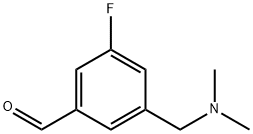 3-[(Dimethylamino)Methyl]-5-Fluorobenzaldehyde Structure