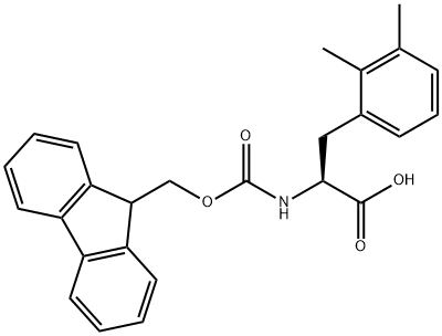 Fmoc-2,3-Dimethy-DL-Phenylalanine 结构式