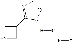 2-(azetidin-3-yl)thiazole dihydrochloride Structure