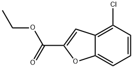 ethyl 4-chlorobenzofuran-2-carboxylate 化学構造式