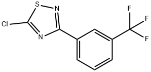 5-chloro-3-[3-(trifluoromethyl)phenyl]-1,2,4-thiadiazole,138426-29-6,结构式